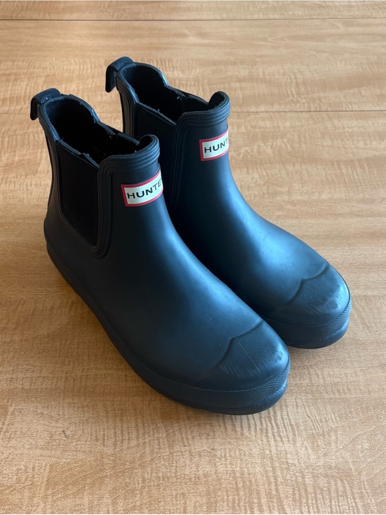 Hunter Shoes - Hunter Waterproof Chelsea Rain Boots - Black